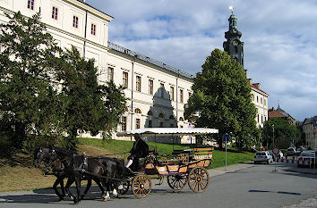 Kutsche am Residenzschloss Weimar