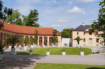 Garten an der Orangerie Schloss Belvedere