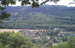 Blick von der Bastei ins Geratal