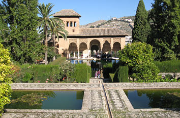 Garten Alhambra in Granada