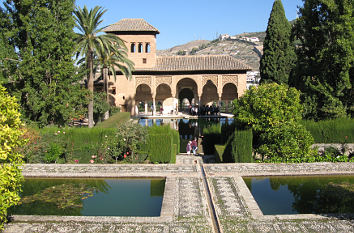 Garten Alhambra in Granada