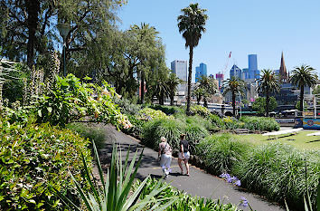 Alexandra Gardens in Melbourne