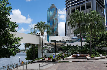 Parkanlage am Brisbane River