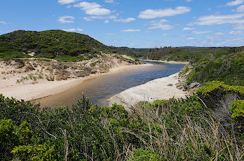 Flussmündung Great Ocean Road Australien