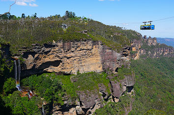 Blick von Scenic World in die Blue Mountains