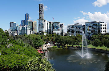 Roma Street Parkland in Brisbane