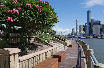 Ufer Brisbane River South Bank