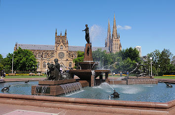 Archibald Fountain in Sydney