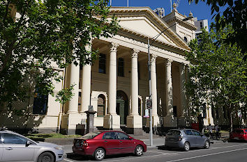 Börste im Stadtzentrum Melbourne