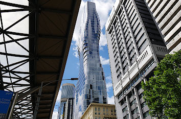 Stadtzentrum Melbourne bei Southern Cross Station