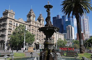 Stadtzentrum Melbourne Spring Street