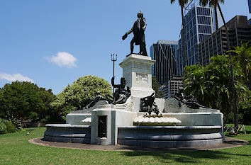 Brunnen im Royal Botanical Garden Sydney