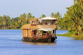 Hausboot in Indien