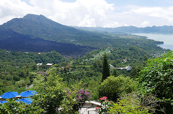 Berg Gunung Batur auf Bali