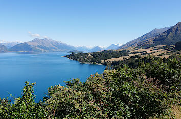 Lake Wakatipu in Neuseeland