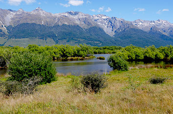 Sumpfgebiet in Glenorchy